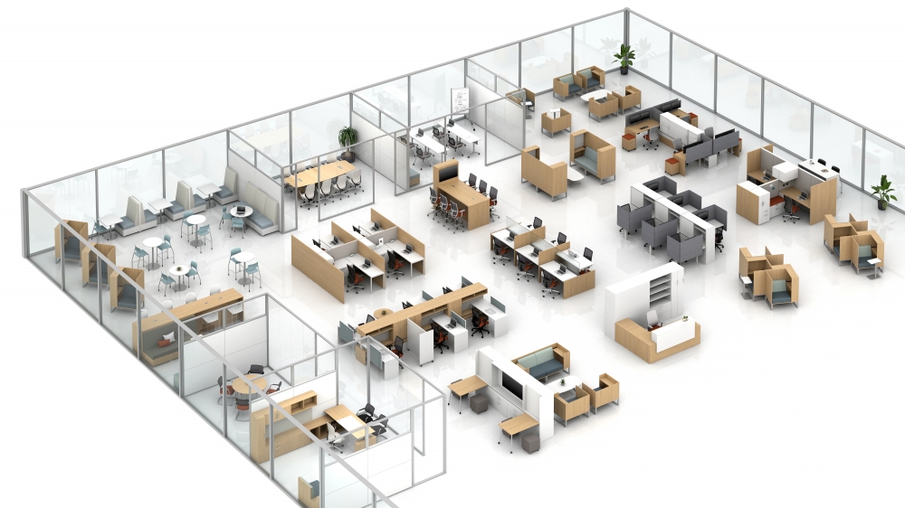 Open Plan Furnishings 